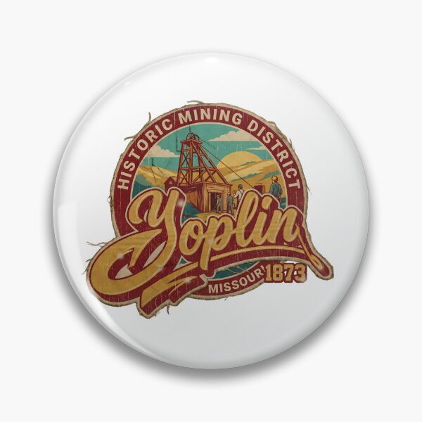 Item preview, Joplin Missouri Historic Mining District Badge designed and sold by castillomiami.