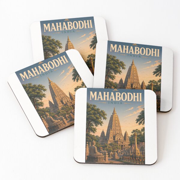 Item preview, Mahabodhi Temple Bodh Gaya Bihar India UNESCO Heritage designed and sold by Places On Earth.
