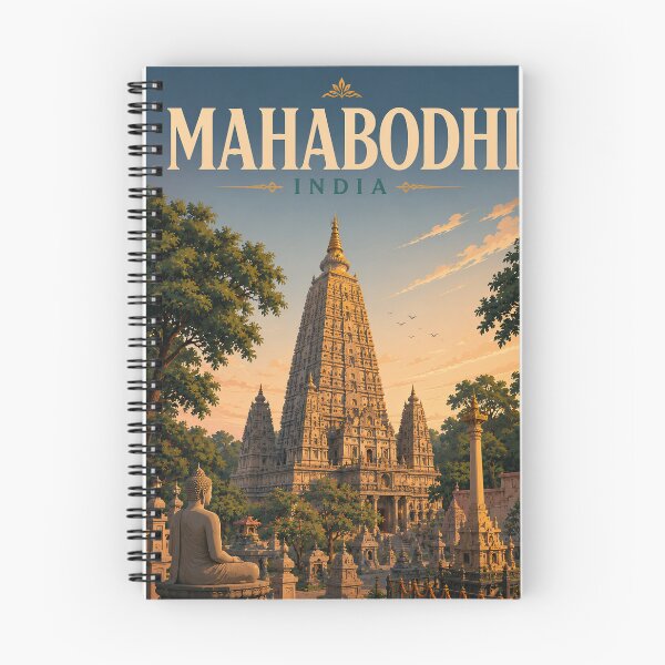 Item preview, Mahabodhi Temple Bodh Gaya Bihar India UNESCO Heritage designed and sold by Places On Earth.