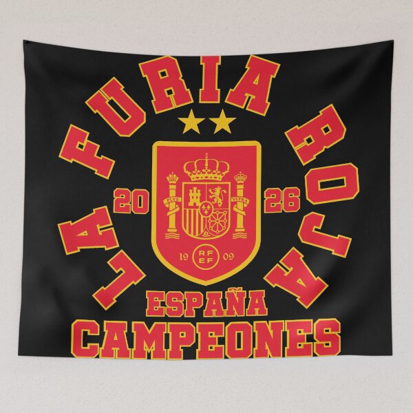 Item preview, La Furia Roja España Campeones 2026 – Spain Football Crest Graphic designed and sold by EvulAtheng Designs.