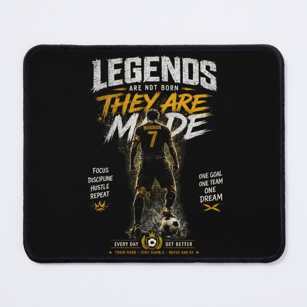 Item preview, Legends Are Made Soccer Motivation T-Shirt designed and sold by LegendCourt.