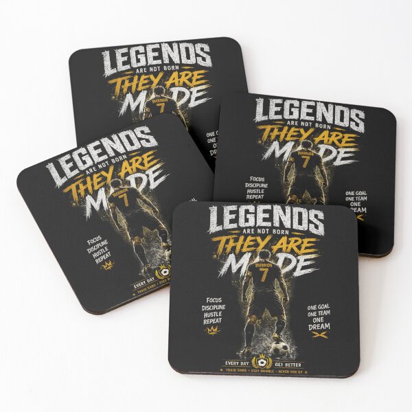 Item preview, Legends Are Made Soccer Motivation T-Shirt designed and sold by LegendCourt.