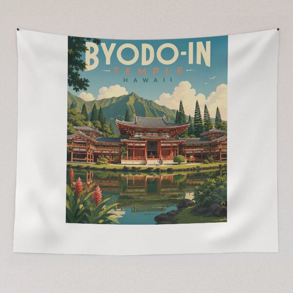 Item preview, Byodo-In Temple Oahu Hawaii Valley of the Temples Memorial Park designed and sold by Places On Earth.