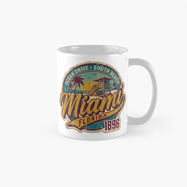 Item preview, Miami Florida Ocean Drive Vintage Beach Badge designed and sold by castillomiami.