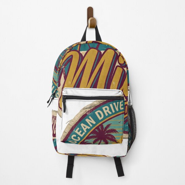 Item preview, Miami Florida Ocean Drive Vintage Beach Badge designed and sold by castillomiami.