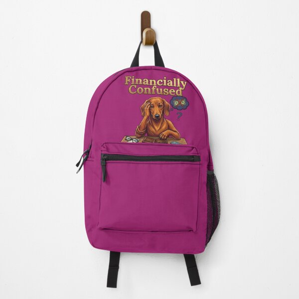 Item preview, Financially Confused Cute Dachshund Dog designed and sold by Northern Glow Art.
