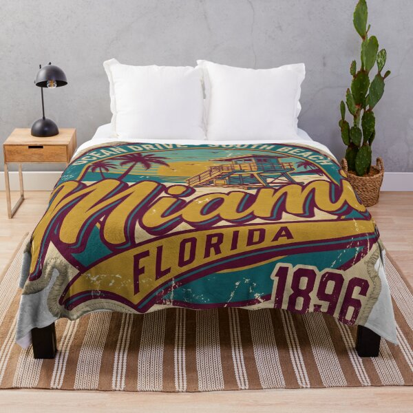 Item preview, Miami Florida Ocean Drive Vintage Beach Badge designed and sold by castillomiami.