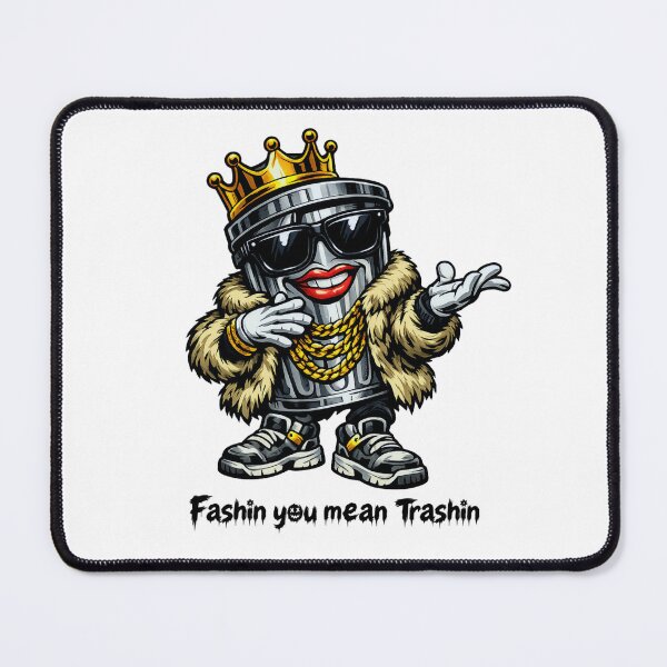 Item preview, Dumpster Crown Swag - Funny Hip Hop Trash Bin designed and sold by inamosone.