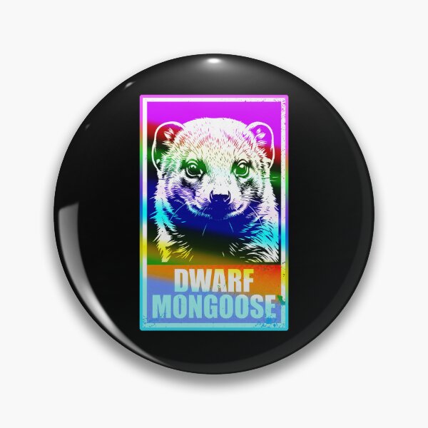 Item preview, Dwarf Mongoose Vintage Wildlife Poster | Retro Animal Illustration [typeB] designed and sold by LOVEARTDESIGN.