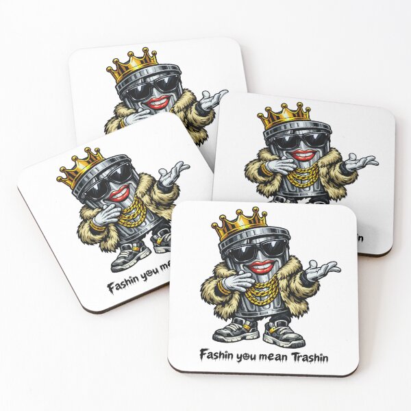 Item preview, Dumpster Crown Swag - Funny Hip Hop Trash Bin designed and sold by inamosone.