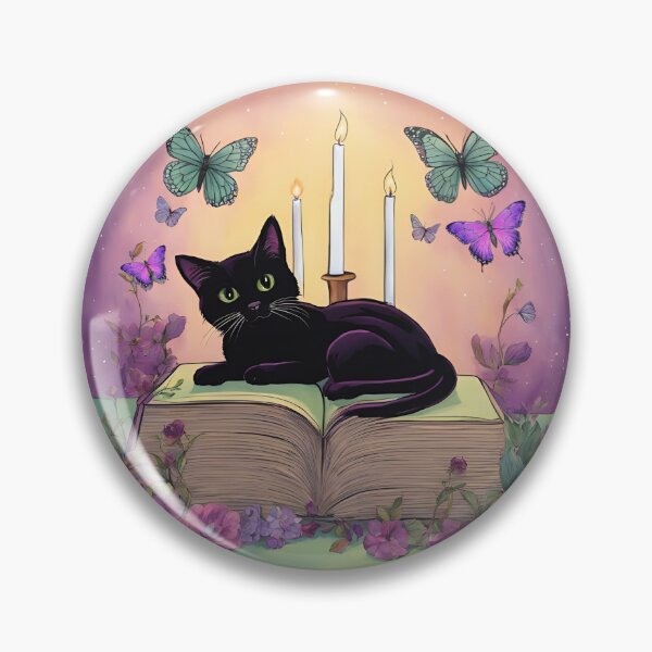 Item preview, Curled Up with Magic | For readers, dreamers, and black cat believers. designed and sold by CarmaQuanTarot.