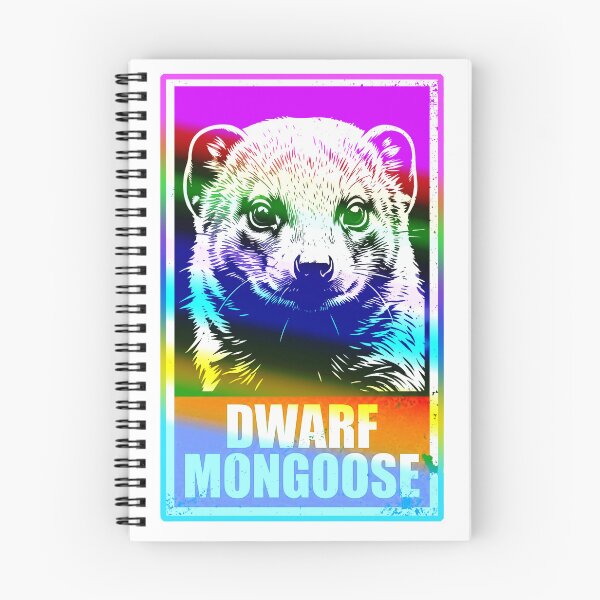 Item preview, Dwarf Mongoose Vintage Wildlife Poster | Retro Animal Illustration [typeB] designed and sold by LOVEARTDESIGN.