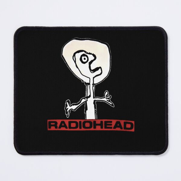 Item preview, Radiohead Red Label Alien Figure Music Merchandise designed and sold by Modern Relics Studio.