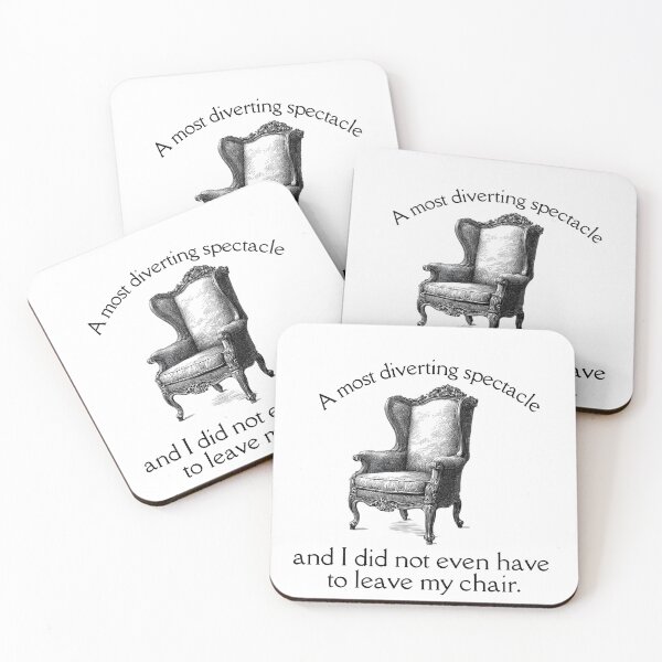 Item preview, A Most Diverting Spectacle - Funny Regency Engraving Art designed and sold by CozyAndContrary.
