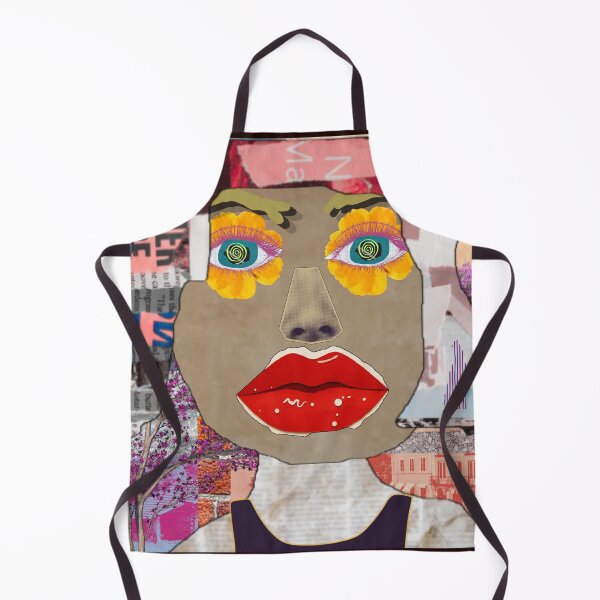 Item preview, Surreal Flower Eye Collage Portrait designed and sold by darametzgerart.