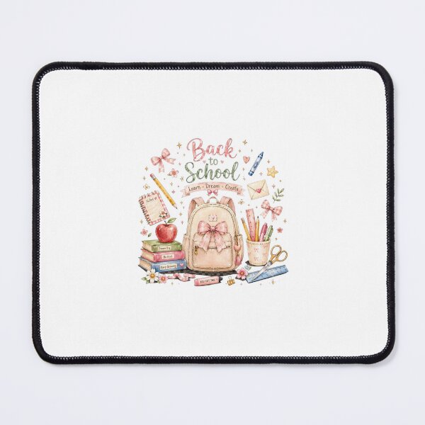 Item preview, Back to School Cute Aesthetic Pink Backpack and Supplies designed and sold by NinaVibeStudio.