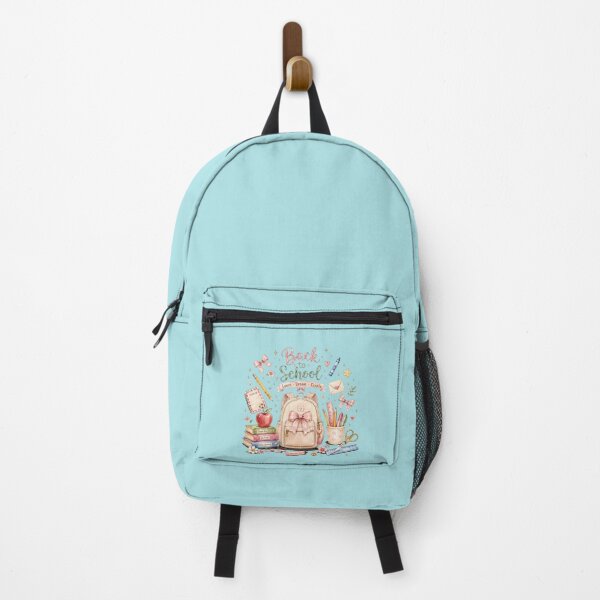 Item preview, Back to School Cute Aesthetic Pink Backpack and Supplies designed and sold by NinaVibeStudio.
