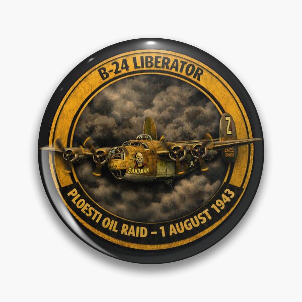 Item preview, B-24 Liberator - Ploesti Oil Raid designed and sold by Omaha Jones T-Shirts and More.