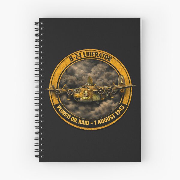 Item preview, B-24 Liberator - Ploesti Oil Raid designed and sold by Omaha Jones T-Shirts and More.