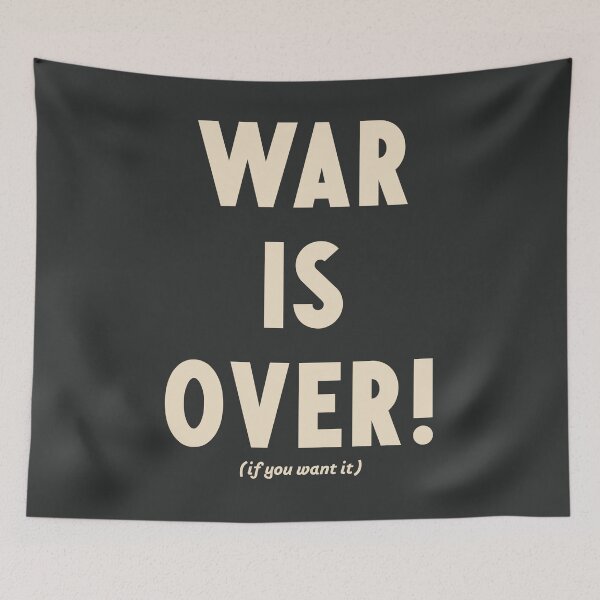 Item preview, War is over!, if you want it, vintage, motivational art, peace, Yoko Ono, Vietnam War, civil rights  designed and sold by Spallutos.