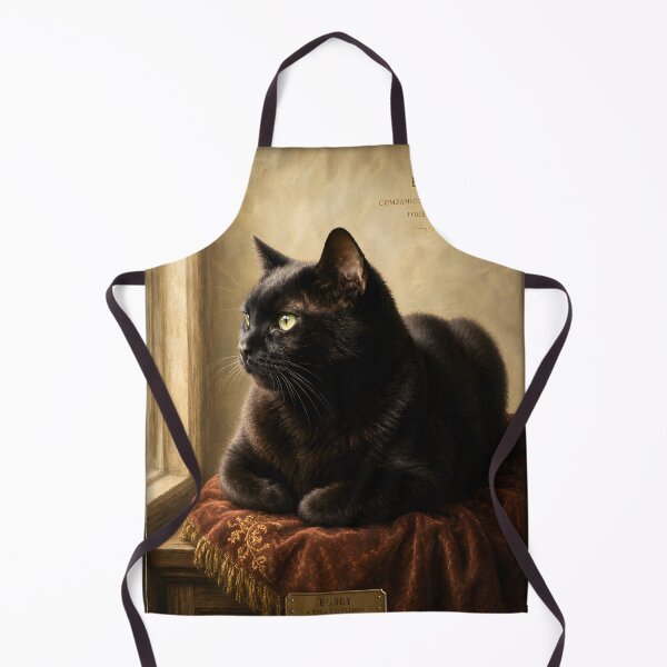 Item preview, Black Cat Memorial Portrait – Forever Loved designed and sold by ttrimm.