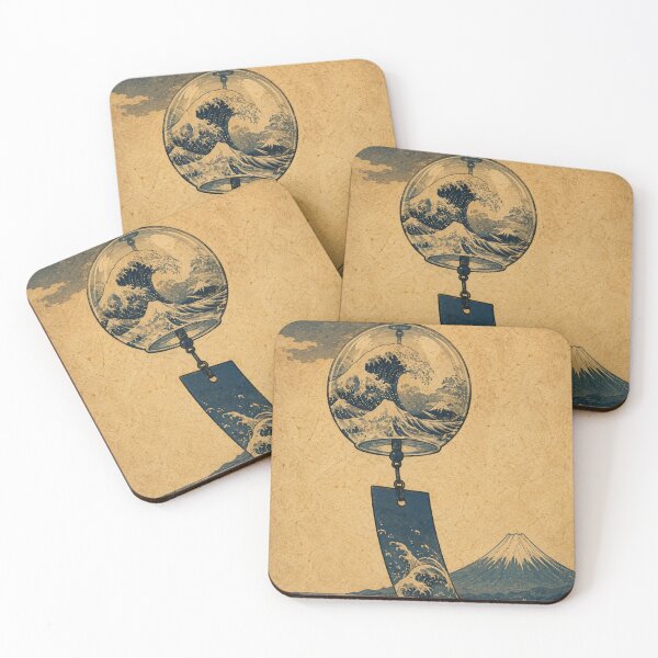 Item preview, Great Wave Wind Chime designed and sold by  Silent Japan Studio.