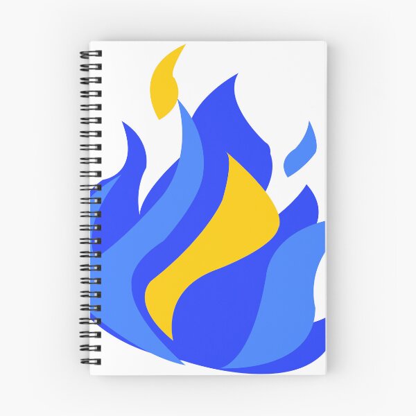 Item preview, Blue and yellow flame designed and sold by yuretzius.