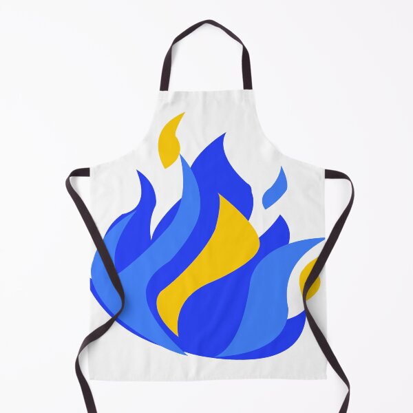 Item preview, Blue and yellow flame designed and sold by yuretzius.