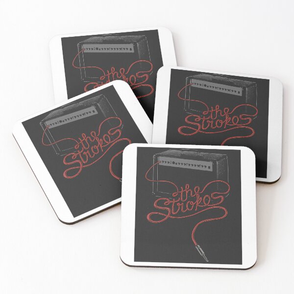 Item preview, The Strokes Red Typography with Amplifier designed and sold by Modern Relics Studio.