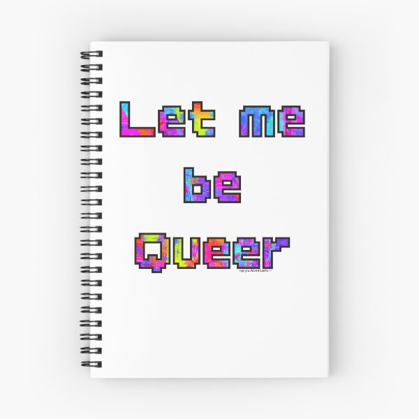 Item preview, Let Me Be Queer | LGBTQ+ Pride Typography Design designed and sold by aadventures.