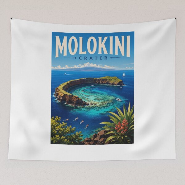 Item preview, Molokini Crater Marine Sanctuary, Maui Hawaii Coral Reef designed and sold by Aryabek.