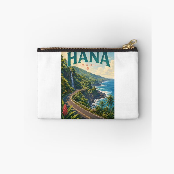 Item preview, Road to Hana Coastal Highway with Waterfalls on Maui Hawaii designed and sold by Aryabek.