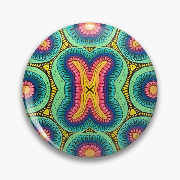 Item preview, Rainbow petals pattern designed and sold by Static.Alien.