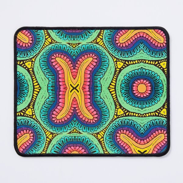 Item preview, Rainbow petals pattern designed and sold by Static.Alien.