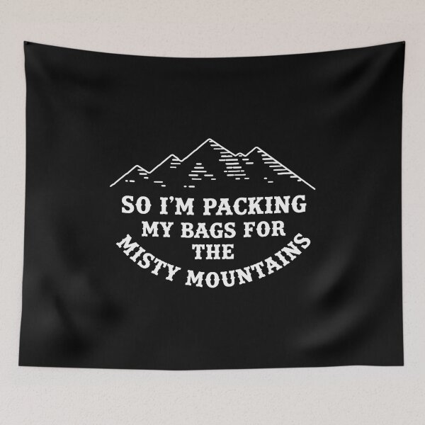 Item preview, Packing Bags Misty Mountains designed and sold by KasikaStudioS.