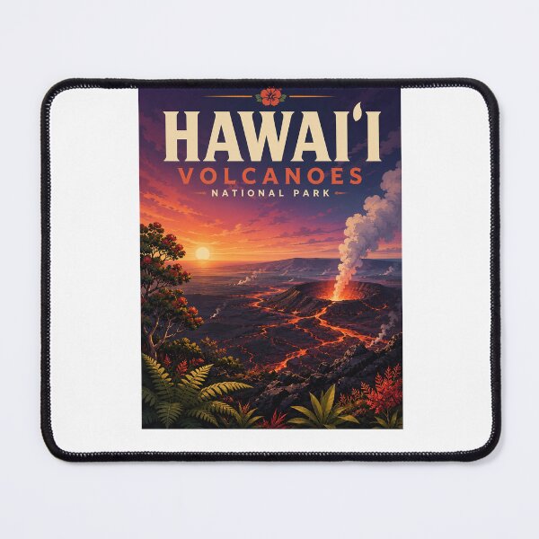 Item preview, Hawaii Volcanoes National Park Kilauea and Halemaumau Crater designed and sold by Aryabek.