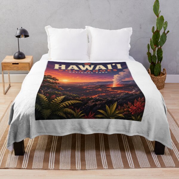 Item preview, Hawaii Volcanoes National Park Kilauea and Halemaumau Crater designed and sold by Aryabek.