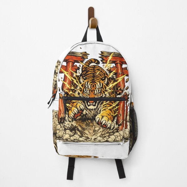 Item preview, The Tiger of the Broken Torii | Japanese Ukiyo-e Tiger Art designed and sold by Substance_life.