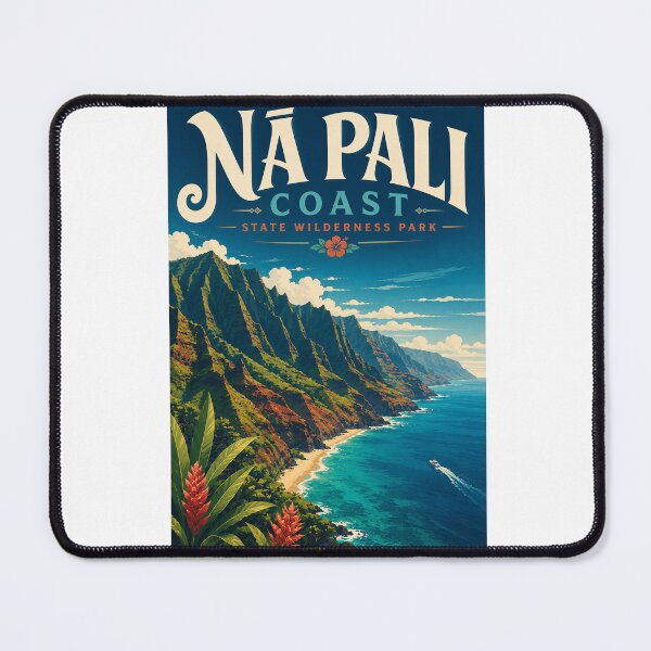 Item preview, Na Pali Coast State Wilderness Park on Kauai Hawaii designed and sold by Aryabek.
