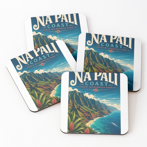 Item preview, Na Pali Coast State Wilderness Park on Kauai Hawaii designed and sold by Aryabek.