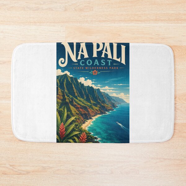 Item preview, Na Pali Coast State Wilderness Park on Kauai Hawaii designed and sold by Aryabek.