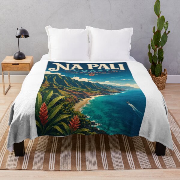 Item preview, Na Pali Coast State Wilderness Park on Kauai Hawaii designed and sold by Aryabek.