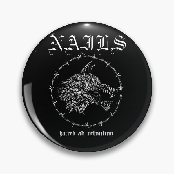 Item preview, Nails Hatred Ad Infinitum Wolf Barbed designed and sold by funnyrandom.