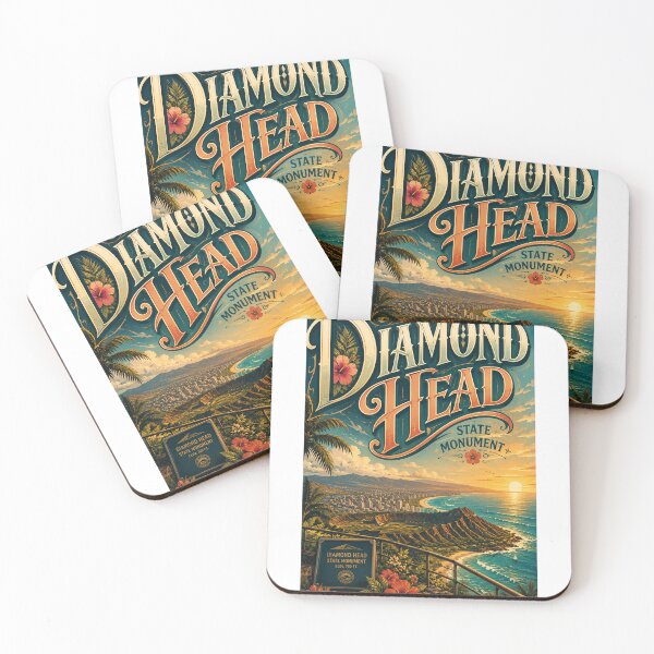 Item preview, Diamond Head State Monument Overlooking Honolulu Oahu Hawaii designed and sold by Aryabek.