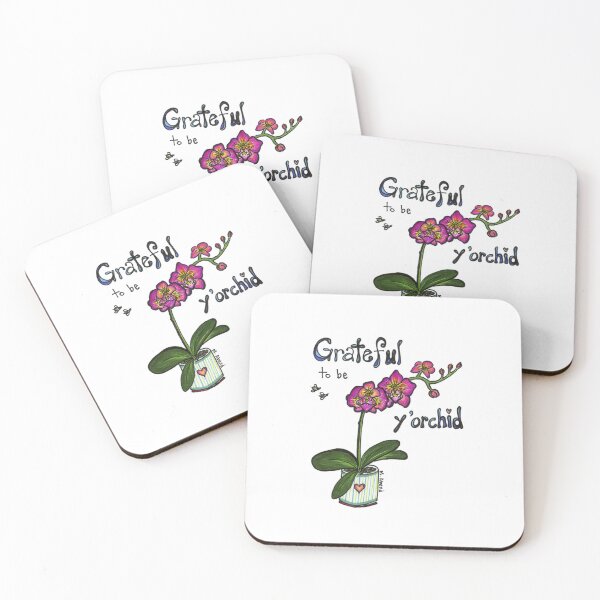 Item preview, Orchid (Grateful to be y'orchid / your kid) designed and sold by ArtByAbend.