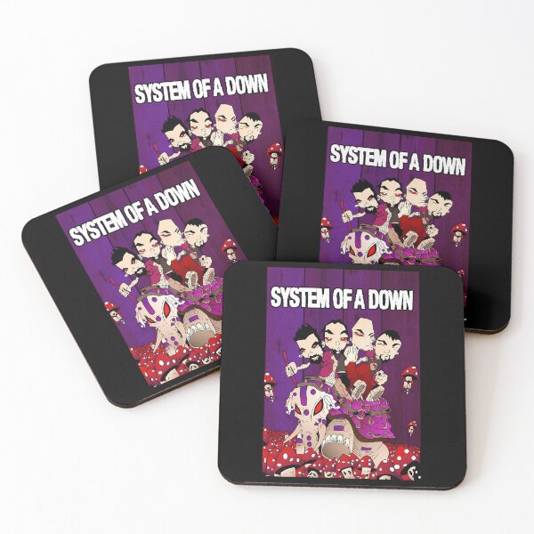 Item preview, System of a Down Cartoon Band Portrait Elephant Mushroom designed and sold by funnyrandom.
