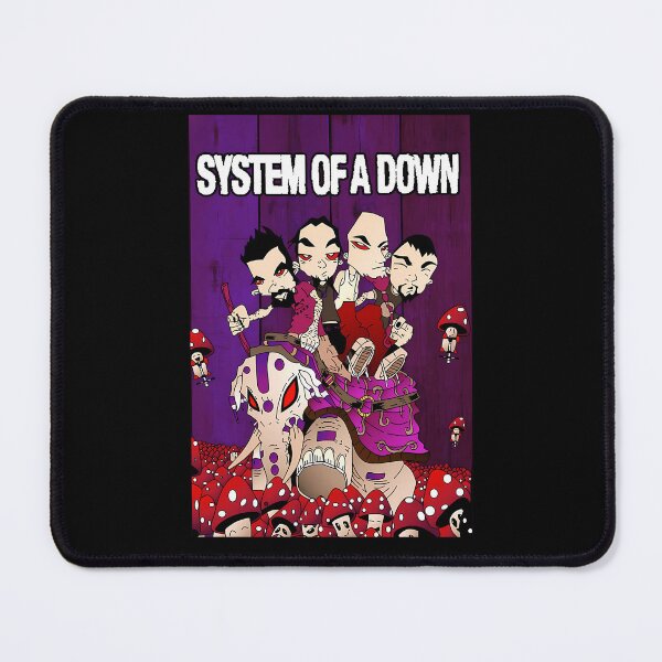 Item preview, System of a Down Cartoon Band Portrait Elephant Mushroom designed and sold by funnyrandom.