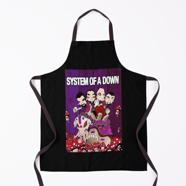 Item preview, System of a Down Cartoon Band Portrait Elephant Mushroom designed and sold by funnyrandom.