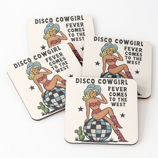 Item preview, Retro Disco Cowgirl - Fever Comes To The West designed and sold by legendaryskins.