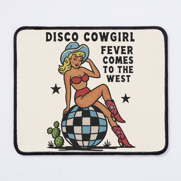 Item preview, Retro Disco Cowgirl - Fever Comes To The West designed and sold by legendaryskins.